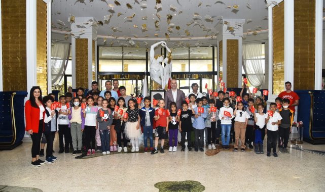 35 köy okulu öğrencisi 5 yıldızlı otelde 23 Nisan'ı kutladı