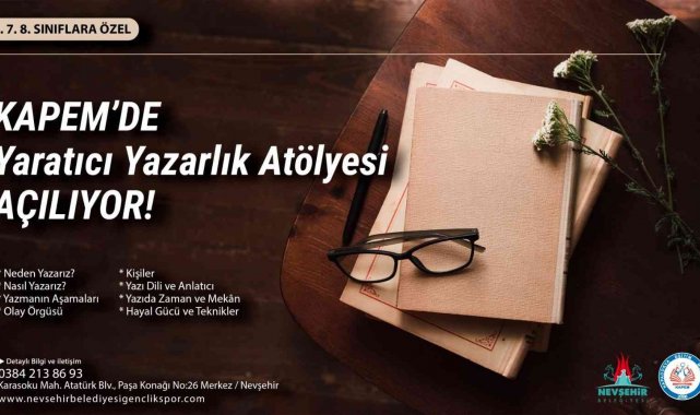 &#039; Yazarlık Atölyesi&#039; kayıtları başladı
