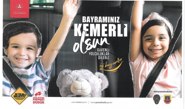 'Bayramınız Kemerli Olsun' sloganı ile kazalara set