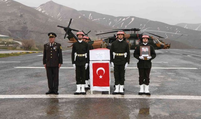 'Pençe-Kilit' operasyonu şehidine uğurlama töreni