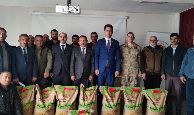 40 ton tohum dağıtıldı