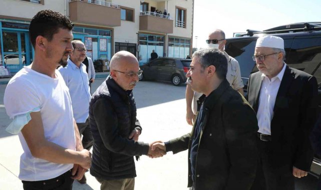 Acılı aileyi Vali Atay yalnız bırakmadı