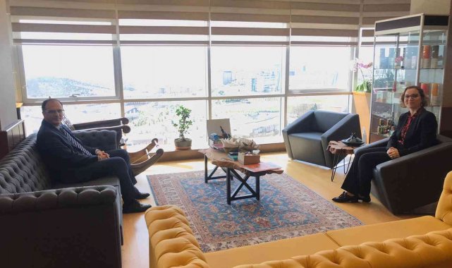 Adalet Komisyonu Başkanı, Rektörü ziyaret etti