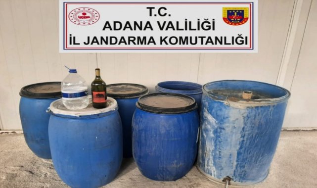 Adana'da sahte içki üretilen eve operasyon