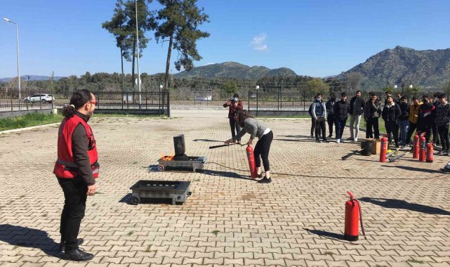 ADÜ'de 'Acil Durum Eğitim ve Tatbikatı' gerçekleşti