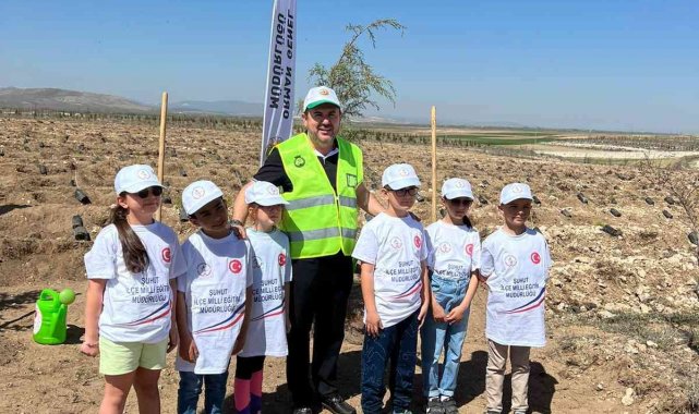 Afyonkarahisar-Kütahya yolu ağaçlandırılıyor