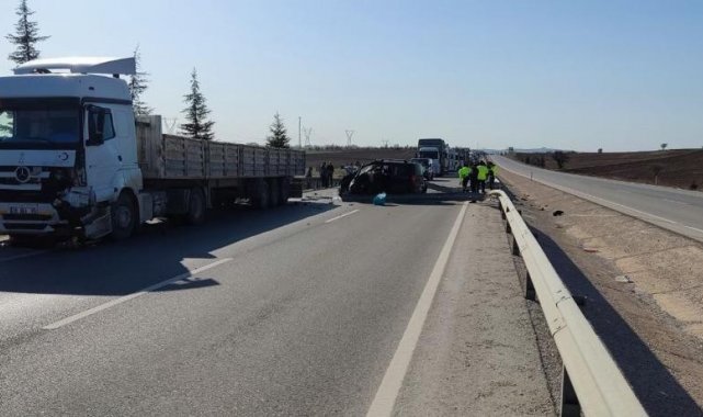 Afyonkarahisar&#039;da trafik kazası: 1 ölü