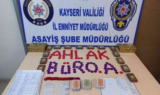 Ahlak Büro Amirliği kumarcılara göz açtırmıyor