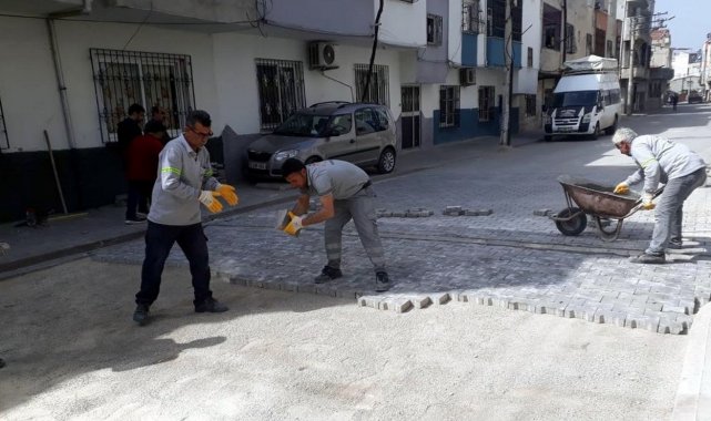 Akdeniz'de sokaklar ve parklar yenileniyor