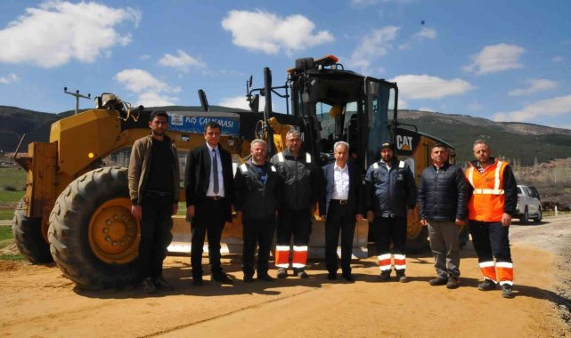 Akşehir'de asfaltlama çalışmaları başladı