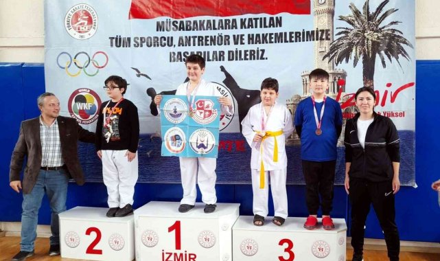 Aliağalı karatecilerden 15 madalya birden