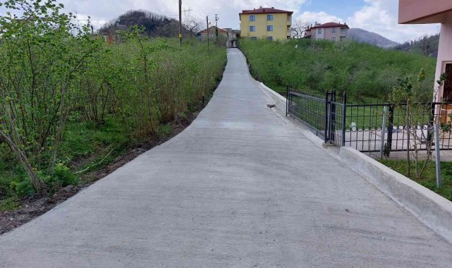 Altınordu&#039;da 29 mahalle beton yol konforu ile buluşturuldu