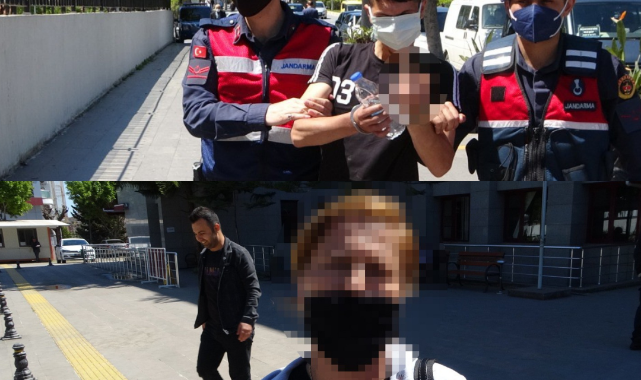 Annesi oğlunun uyuşturucudan kurtulması için yalvarırken, oğlu ise kameralara el hareketi çekerek  poz verdi