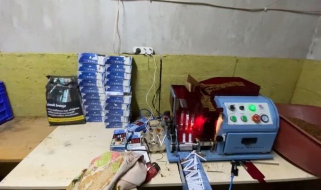 Antalya'da 310 bin adet makaron ele geçirildi