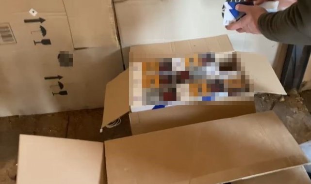 Antalya'da kaçak makaron operasyonu