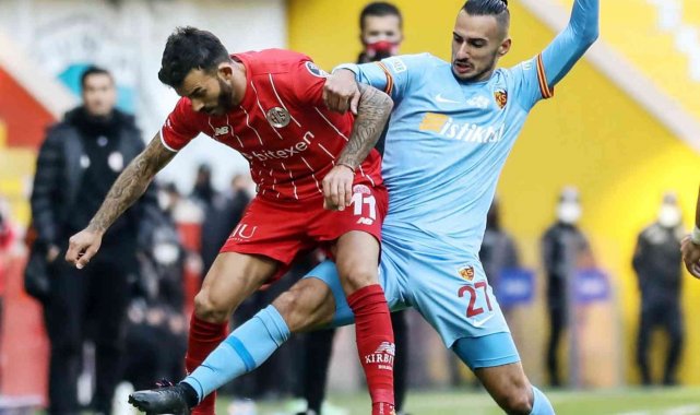 Antalyaspor ile Kayserispor 28. randevuda