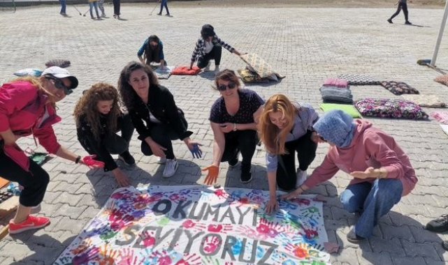 Arguvan'da kitap okuma etkinliği