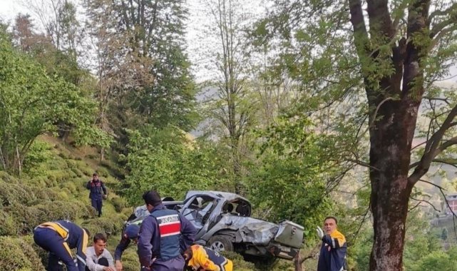 Artvin&#039;de trafik kazası: 1 ölü, 3 yaralı