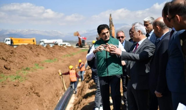 Atabey Ovası sulama sistemi yenileniyor