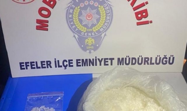 Aydın'da yarım kilo uyuşturucu madde ele geçirildi