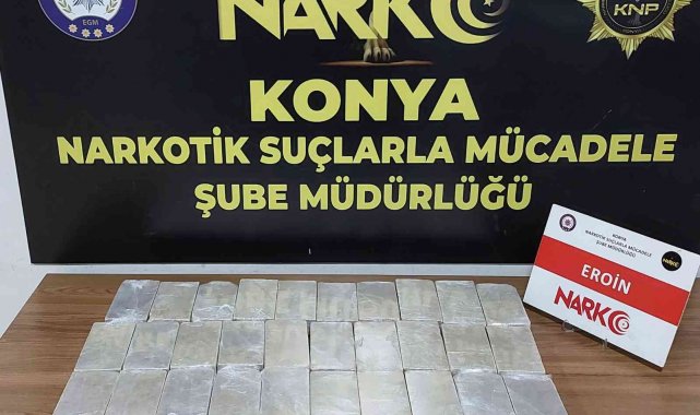Bagajdan 15 kilo eroin çıktı