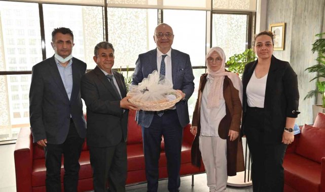 Bal üreticilerinden Başkan Ergün&#039;e teşekkür ziyareti