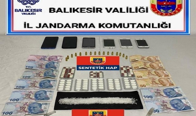 Balıkesir'de uyuşturucu operasyonu: 6 gözaltı