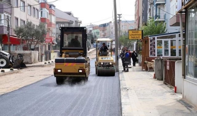 Bandırma Belediyesi yol çalışmalarını hızlandırdı