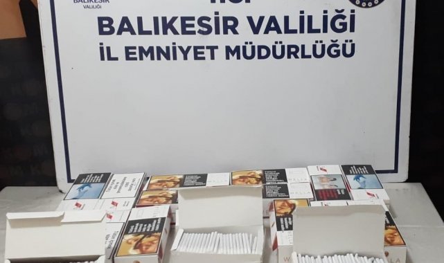 Bandırma&#039;da kaçak tütün operasyonu