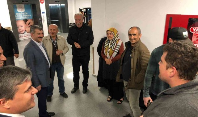 Başkan Altınsoy hasta ve hasta yakınlarını ziyaret etti