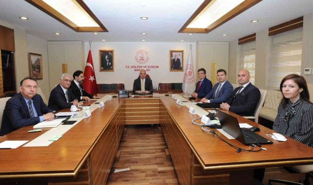 Başkan Arslan'dan Kültür Ve Turizm Bakanı Ersoy'a ziyaret