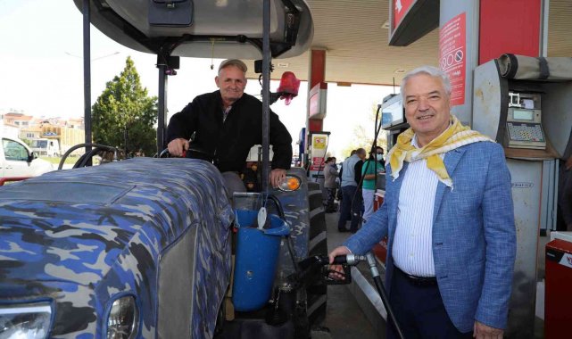 Başkan Bilgin&#039;den çiftçilere mazot desteği