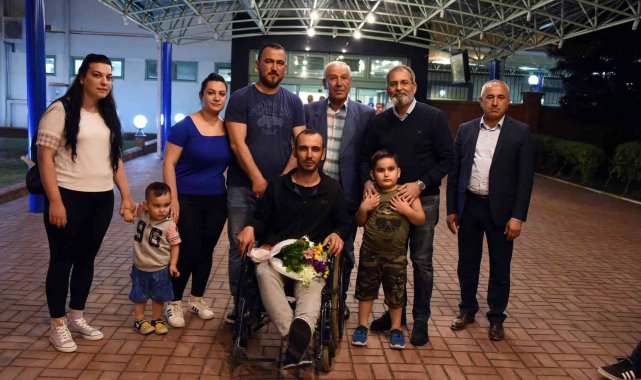 Başkan Bozdoğan, Tarsuslu gaziyi karşıladı