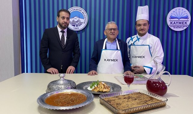 Başkan Büyükkılıç, KAYMEK mutfağında hünerlerini sergiledi