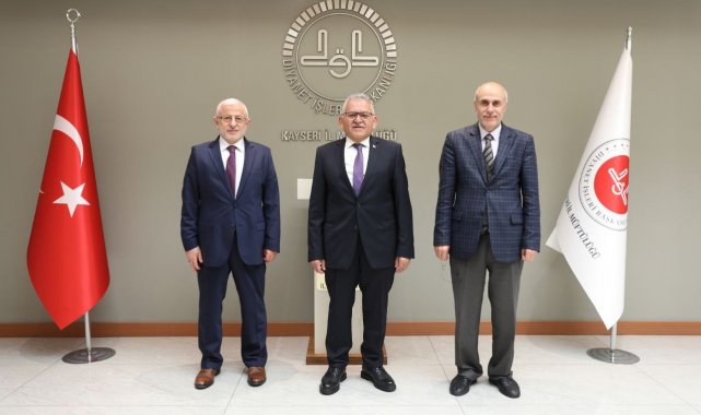 Başkan Büyükkılıç'tan İl Müftüsü Akkuş'a ziyaret