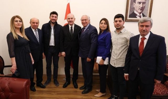 Başkan Ceylan, İçişleri Bakanı Süleyman Soylu ile görüştü