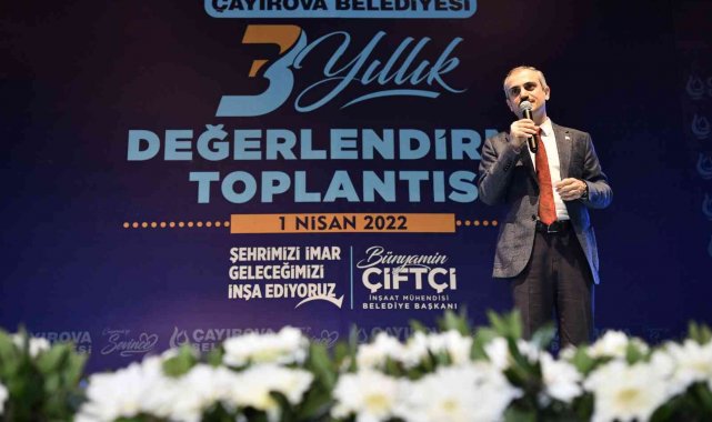 Başkan Çiftçi, 3 yılını değerlendirdi