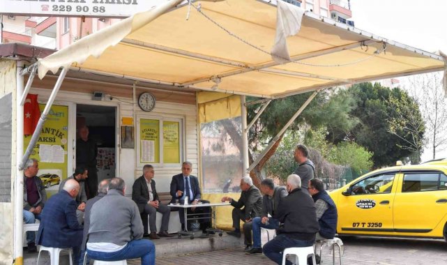 Başkan Esen, taksici esnafı ile bir araya geldi