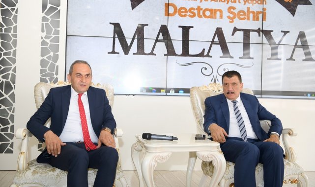 Başkan Gürkan, TİGEM Müdürü Akın'ı kabul etti