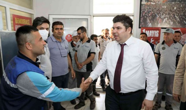 Başkan Kılıç, mesai arkadaşlarıyla bayramlaştı