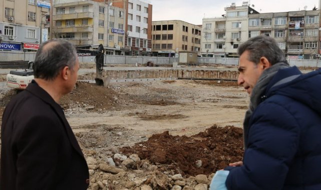 Başkan Kılınç devam eden çalışmaları inceledi