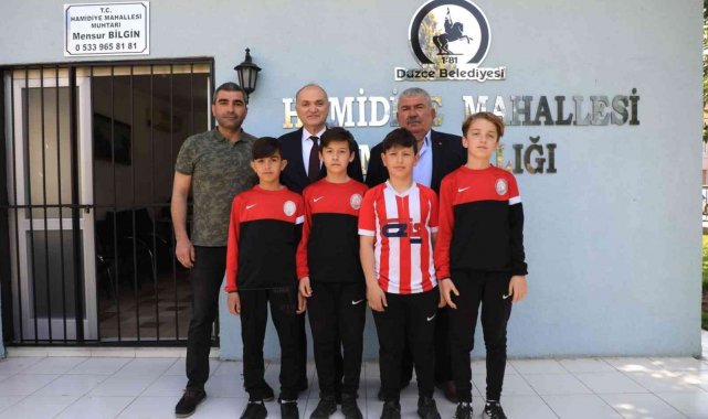 Başkan Özlü&#039;den, amatör spor kulüplerine destek