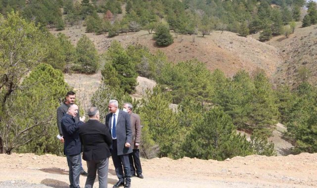 Başkan Saygılı yeni mezarlık çalışmalarını inceledi