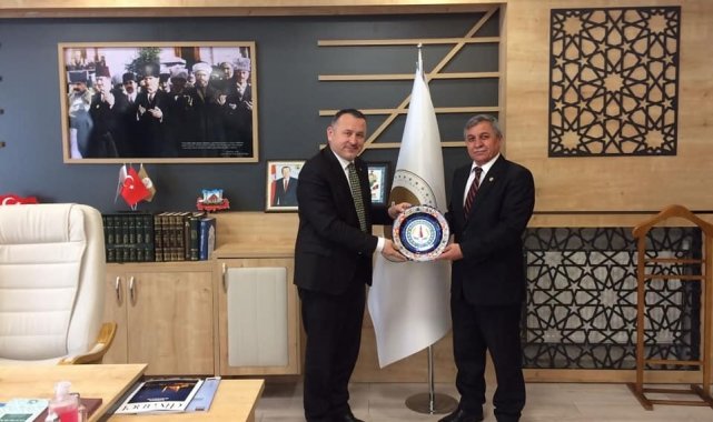 Başkan Teke&#039;den, İl Müftülüğüne ziyaret