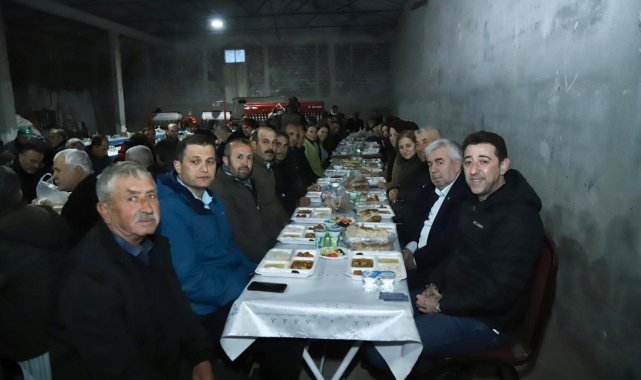 Başkan Tosun, kırsal mahalle sakinleriyle iftar yemeğinde bir araya geldi