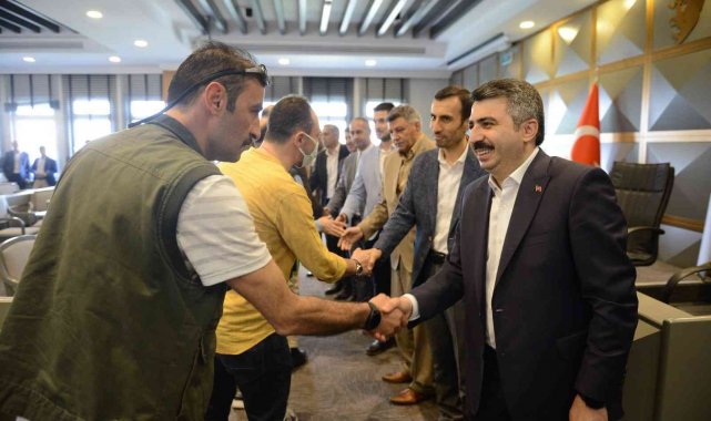 Başkan Yılmaz, personeliyle bayramlaştı