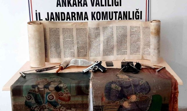 Başkentte tarihi eser kaçakçılığı operasyonu: 500 yıllık tablo ele geçirildi