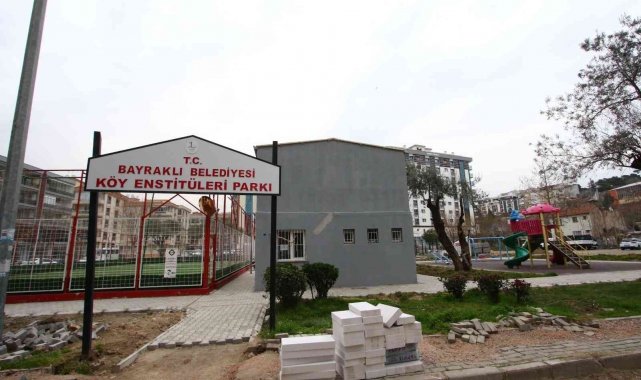 Bayraklı&#039;da Köy Enstitüleri Parkı yenileniyor