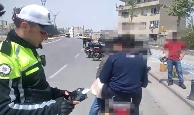 Bayram öncesinde motosiklet sürücülerine ceza yağdı