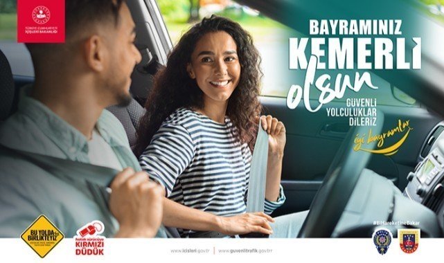Bayram yolculukları öncesi emniyet kemeri uyarısı